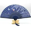 Decorative Figurines Folding Fan Bamboo Antique Chinese Wind Small Gift Wedding For Guest Hand Decoration Crafts Home