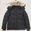 Puffer Jacketsメンズデザイナーリアルコヨーテファーアウトドアウィンダムウィンドブレイカージャセンアウターウェアフード付きフォーリアマントーダウンジャケットコートヒバー585