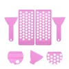 Lip Plumper 2 Set Balm Tube Filling Tray Spatula DIY Gift Hälla Gloss Making Kit Lipstick Equipment 231207