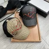 Design Tiger Animal Hat Broidered Snake's Men's Brand masculin et féminin Cap de baseball Golf Golf Sports Caps d'été 5245
