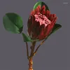 Decorative Flowers Simulation High Quality Protea Cynaroides Home Living Room Dining Table Decoration Artificial False Simulated Plants