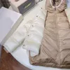 Neue Baby-Daunenjacken, Designer-Winter-Kapuzen-Kind-Outwear, Größe 110–150, gefälschter zweiteiliger Set-Design-Kindermantel, 5. Dezember