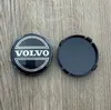 NUOVO SET DA 4 PEZZI DI 4 TAPPI RUOTA CENTRALE VOLVO NERI COPERCHIO CERCHI LOGO 3546923 nero