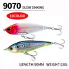 Baits Lures 90mm 18g 3D Inshore Twitch Bait Sinking Saltwater trout fishing Isca Artificial Pencil Pesca Wobblers Carpe Fish 9070 231206