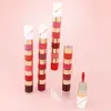 Lipstick 5 w 1 matowy zestaw kombinacji Velvet Sexy Red Lip Tint Nonstick Cup Gloss Oil Makeup Lips Zestaw kosmetyczny 231207