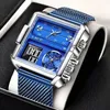 Zegarek Lige Luxury Men Quartz Digital Watch Creative Sport Watches Mężczyzna wodoodporny zegarek Montre Homme Clock Masculinobox 231206