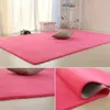 Carpets Non Slip Hair Fur For Living Room Solid Color Thick Velvet Furry Floor Mat Childrens Pink Fluffy Rugs Modern Home Decor 231207