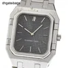 Часы Audemar Pigue Ap Royal Oak с квадратным серым циферблатом, кварцевые мужские часы_ семьсот пятьдесят шесть тысяч восемьдесят семь Frj