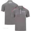 T-shirts pour hommes T-shirts d'extérieur Nouveau F1 Racing Costume de moto Mountain Respirant Col à séchage rapide Polo à manches courtes Qp6k
