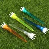 Tees golfowy 100 szt. Plastikowe różnorodne tee korony golfowej 80 mm Tarcie Zmniejsz TEE Golf Training AIDS 231204