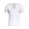 Women's Shapers Short Sleeved Body Shaping Clothes Male Tight Fitting Bras Tops Belly Tightening For Man Thin Shapewear