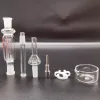 10mm Nectar Collector Kit Glass Bong Smoke Accessories Micro NC Kits With 10mm Titanium Tip Inverted Nail Ash Catcher Dab Straw Oil Rig11 LL