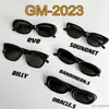 2023 Nya GM Solglasögon Korea Kvinnor Gent Sunglass Fashion Lady Vintage Eyewear Oracle.S Eve Billy Sound Net Bandoneon.S A17