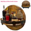 Bar Tools Holzwandhalterung Weinflaschenhalter Whiskyregal Vintage Regale Holzständer Regal Wohnaccessoires 231206