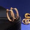 Designer Silber Gold Farbe Trinity Halskette Ohrring Ring Frauen Buchstaben trendige Straße Damen Anhänger Halsketten Damen Ketten Luxusschmuck