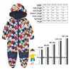 Rompers Children S Sarpi Super Soft Shell Sumpsuits Chłopcy i dziewczęta ciepłe wodoodporne wiatroodporne cienka sekcja 231207