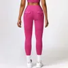 Lu Lu Pant Yoga Outfit Leggings Calças femininas com bolso Legging Push Up Fitness Vermelho Roxo Meias Leggins Mulheres Ginásio Esporte Align Lemonswear Café Preto