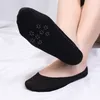 Chaussettes invisibles en Silicone pour femmes, 5 paires/lot, mode d'été, antidérapantes, soie glacée, sans couture, respirantes, Cool, bateau à cheville