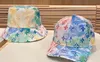 Lettres classiques rétro tie-dye chapeau de pêcheur mode net célébrité européenne casquettes de canard japonaises protection solaire casquette de baseball casquettes de bassin