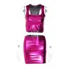 Robes de travail pour femmes, mode printemps, couleur unie, gilet sans manches, jupe courte Slim, costume, vente en gros, 2023