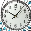 Relojes de pared Reloj de pavo real 3D Reloj de metal Flor de diamante Hogar Sala de estar Oficina DIY Artesanía Adornos Regalo 38x38 cm