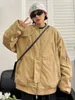 Женские тренчи, уникальная куртка на пуговицах с круглым вырезом и несколькими молниями, 2023, хлопок