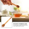 Spoons Mini Jams Wood Honey Dipper Honeycomb Mixing Stirrers Stirring Rods Reusable Sticks