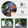 Motorcykelhjälmar Intelligent elektrisk fordonshjälm med kamera Bluetooth -telefon 60fps inspelningsfunktion Riding Safety