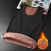 Men's Tank Tops 2023 Winter Thick Plus Fleece Cotton Vest Warm Autumn And