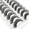 False Eyelashes Invisible band Lashes 10 Pairs 3D Faux Mink Lashes Natural short Transparent Terrier Lashes Clear Band Soft Eyelashes Extension 231206