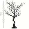 Branche d'arbre de noël artificielle, 2 pièces, blanc et noir, plante Manzanita pour la maison, événement, fête, décoration de Table, affichage de centres de Table de mariage