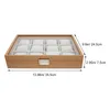 Uhrenboxen Box 12 Slot Luxus Fall Display Organizer Locking Herren Schmuck Uhren Halter Lagerung groß