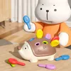 3D Puzzles Hedgehog Montessori Toys Opracowuj trening koncentracyjny Sensory Piscing Małe dzieci Puzzle 231207