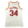 Maglia da basket Jason Williams Retro Cream Chainstitch Dennis Rodman Allen Iverson Hakeem Olajuwon Ray Allen Mike Bibby Shawn Kemp Kevin Garnett Camicia