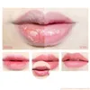 Andra massageföremål Beauty Super Lip Plumper Pink Crystal Collagen Maskes Moisture Essence Wrinkle Ance Korean Cosmetics Skin Care D Dhatz