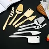 Cheese Tools Stainless Cheese Knife Multi-purpose Butter Spreader Cheese Cleaver Slicer Mirror Polish Cheese Utensils Set Pizza Bread Scraper 231206