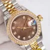 Moda kobiety 28 mm 31 mm mechaniczne zegarki luksusowe Automatyczne zegarek projektant zegarków złota 2813 Ruch zegarki ze stali nierdzewnej Lumowinous Sapphire Waterproof Gift