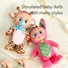 Dolls hibobi Simulation baby crying doll music little boys and girls electric vinyl unicorn toy White Red Pink giraffe 231207