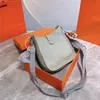 lustrzane skórzane skórzane worka na sprzęgło pasek brelokowy luksusowe damskie męskie torebki i torebkę crossbody 10a designerska torba mody torby na ramię