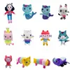 Peluche Gabby maison de poupée jouet Animal dessin animé sirène chat en peluche enfants jouets poupées cadeau doux maison de poupée Gabby fête