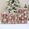Décorations de Noël 29/20 pièces boules d'arbre de noël suspendus pendentif canne à sucre pomme de pin ornement ensemble décoration de noël 2024 Navidad année 231207