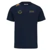 Herrt-shirts utomhus T-shirts 2023 Team Championship Commemorative Edition F1 Racing Suit Short Sleeved Polo Verstappen Samma nya produkt 6DDC