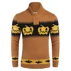 Ralph Sweater Hombres Suéter de Navidad Suéteres de Navidad de Punto Feo Jersey Informal con Copo de Nieve Prendas de Punto 259