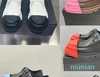 디자이너 공식 여성 캐주얼 신발 스페인 조수 패션 컬러 범프 데모블 발가락 세트 레이스 업 스 플라이 싱 두꺼운 바닥
