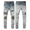 Men's Jeans 2022 New Arrivals Amirs Mens Luxury Denim Jeans Holes Trousers Jean Coolguy Biker Pants Man Clothing 830