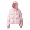 90 Witte Ganzendons Donsjack Voor Dames High-End Dames Korte Afneembare Capuchon Warme En Dikke Jas Voor De Winter 23 Nieuwe Modellen