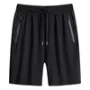 Men's Shorts Ice Silks Quick Drying Men Casual With Zipper Pocket Daily Home Travel Summer