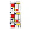 Szaliki szalik damski z tassel Mondrian Composition Duże zimowe jesienne szal Owinięcie Streszczenie sztuki geometryczne codzienne noszenie kaszmir