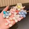 Hair Accessories Cute Fabric Flower Pair Clip Girl Hairpin Temperament Baby Headdress Braid Headwear With Curly