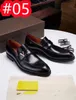 2023 New Italian Style Men Loafers Shoes Handmade Letter Print High Quality Genuine Leather Designer Dress Shoes for Men Business Formal Shoes Size 38-46